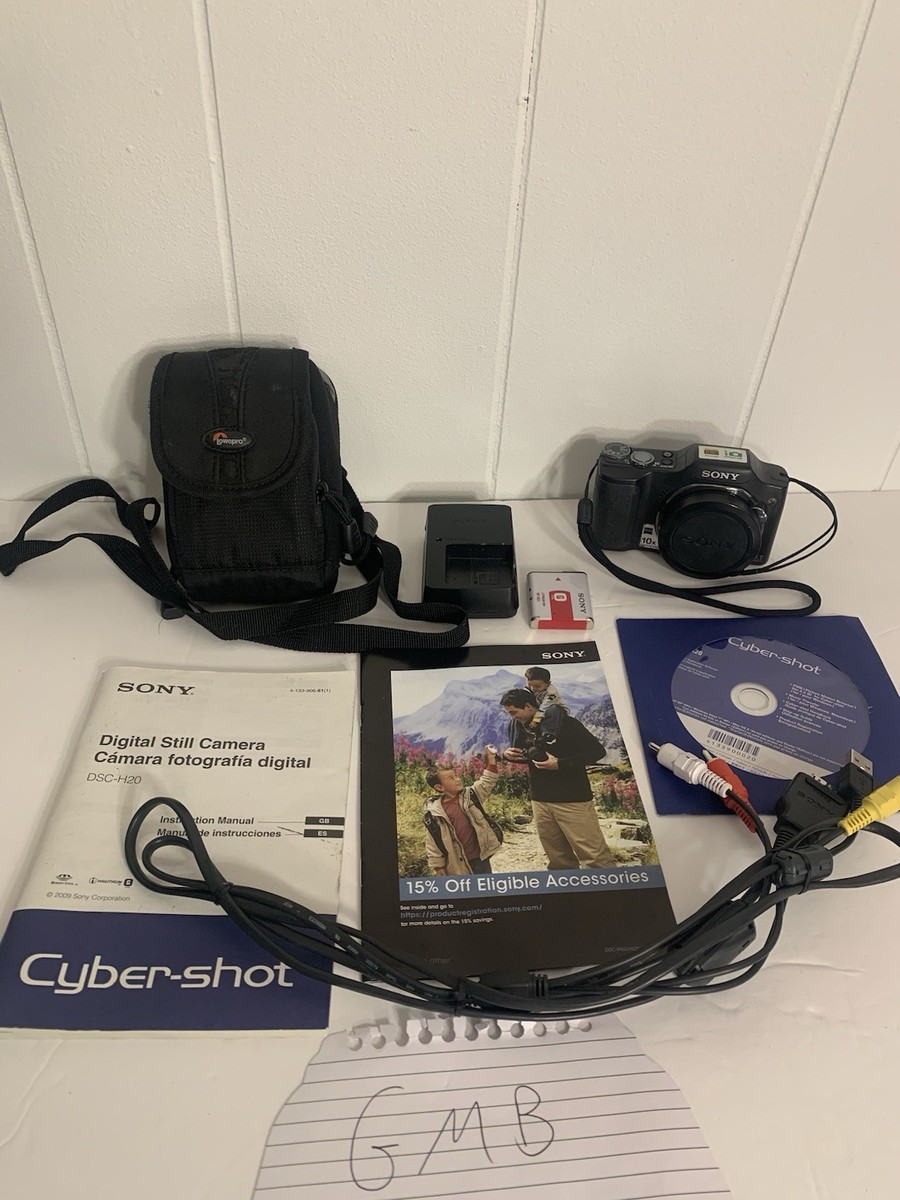 Sony Cyber-shot DSC-H20 - digital camera - Carl Zeiss for