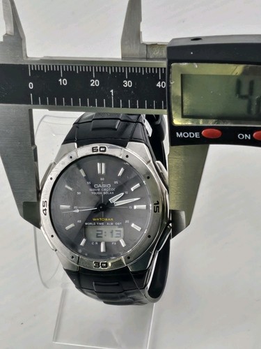 Men's Casio SOLAR Wave Ceptor WVA470 Digital Analog Digital Multifunction - Picture 13 of 20