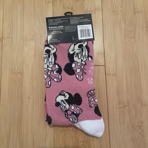 Disney Mickey And Minnie Mouse Socks Size 9-13 Kids Set (2) Brand New - Picture 3 of 7
