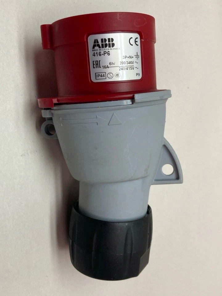 ABB,416-P6,Pin & Sleeve Connector IP67 Industrial Plug - Image 3 of 4