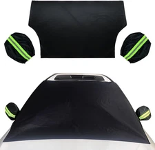 82"×49" Car Windshield Cover for Ice and Snow, All-Seasons Windshield Sunshade 
