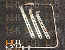 surgical charnley hip retractor set with locking frame