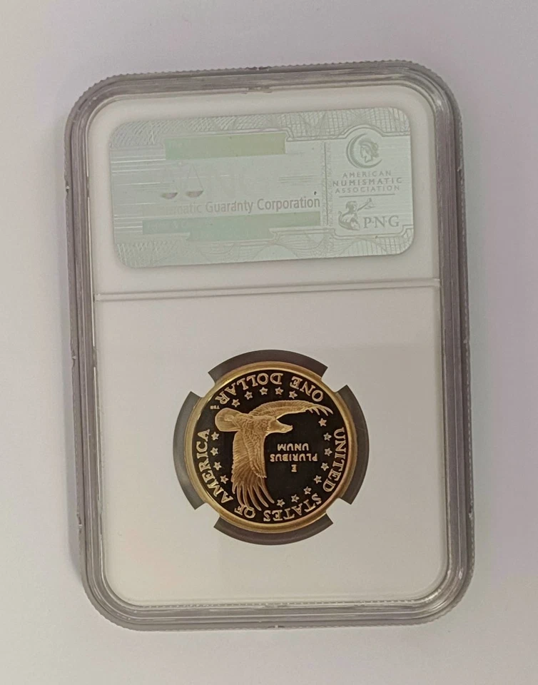 2005-S Sacaguawa Dollar NGC PF70 Ultra Cameo Early Ted Banner Sacaguawa Lable - Image 2 of 2