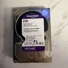 WD Purple  WD60PURZ 6TB HDD  6Gbps 3.5" SATA Hard Drive -USED Tested Working
