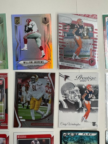 Atlanta Falcon Team ROOKIE INSERT Lot Ruke Orhorhoro Desmond Ridder RC /99 - Picture 4 of 10