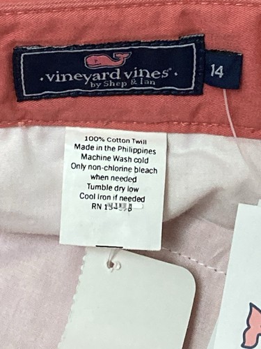 Boys Vineyard Vines Jetty Red Club Long Pants Sz 14 New With Flat Front/Pockets - Picture 6 of 10