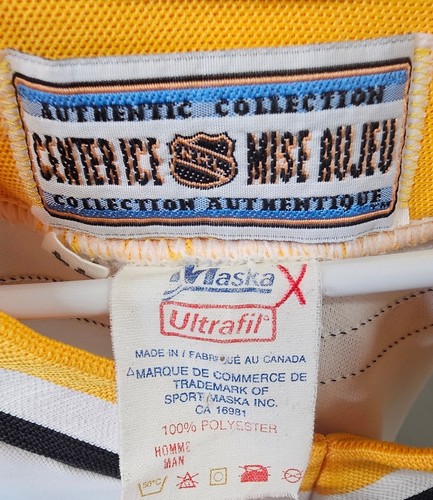 Pittsburgh Penguins Vintage 90s CCM Authentic Hockey Jersey - Center Ice - Picture 5 of 5