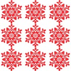 1 Set 16 Stück Weihnachtsuntersetzer Runde Filz rutschfeste Wärmedämmbecher