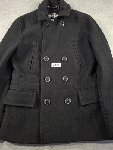 Superdry Mens Peacoat Medium Commodity Edition Classic Fit Wool Blend Black - Picture 22 of 22
