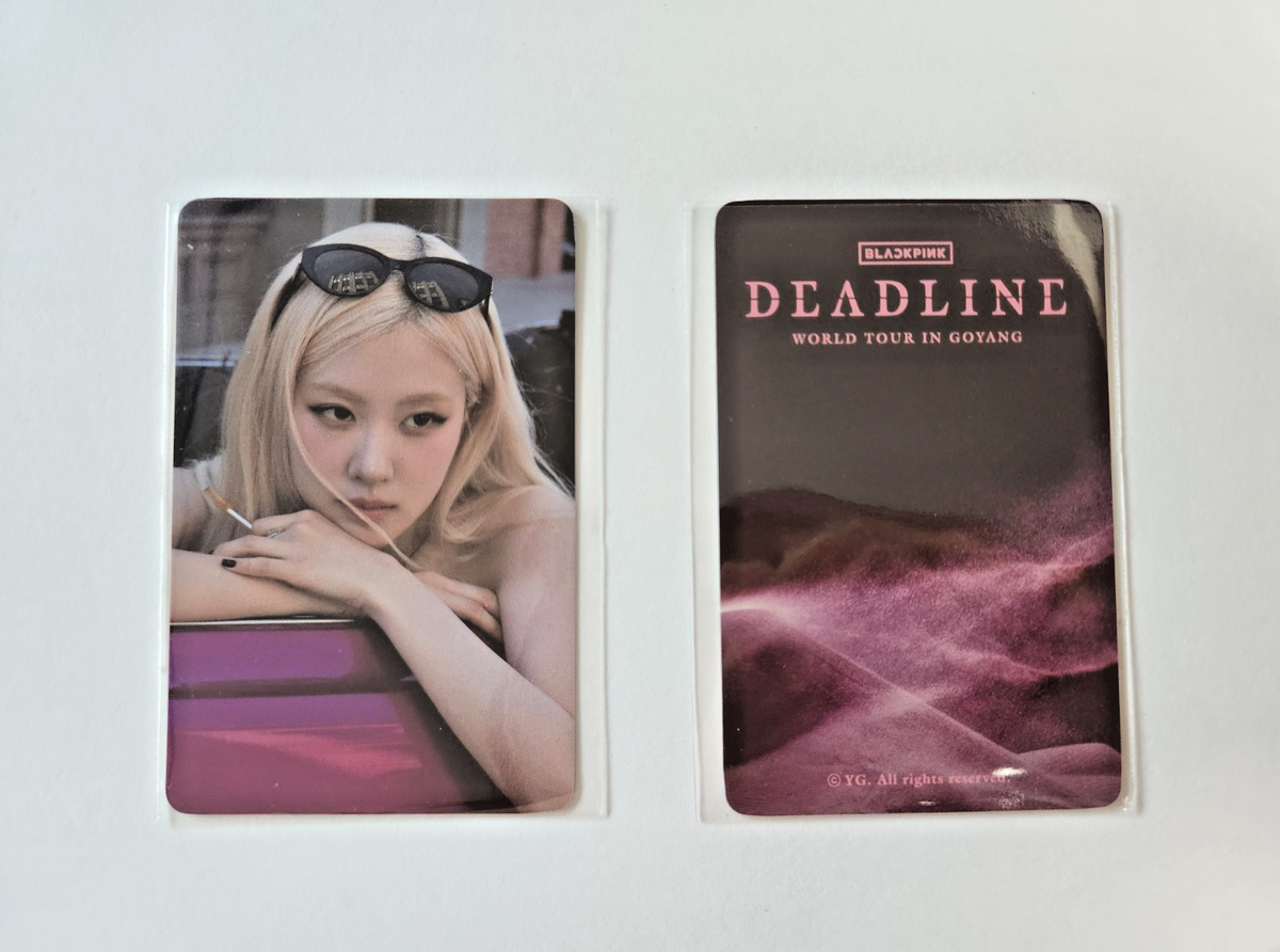 BLACKPINK DEADLINE in Goyang限定トレカ 4枚セット 250624 BLACKPINK WORLD TOUR 〈DEADLINE〉 IN GOYANG with