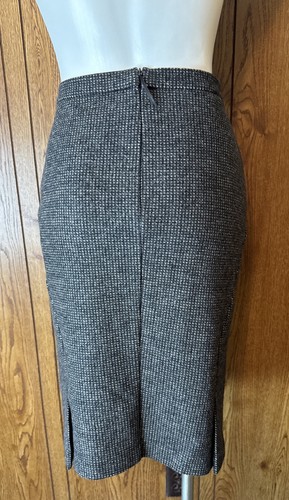 Max Mara Italy Wool Straight Pencil Skirt Lined Zip Women’s Size 42 - Picture 5 of 13