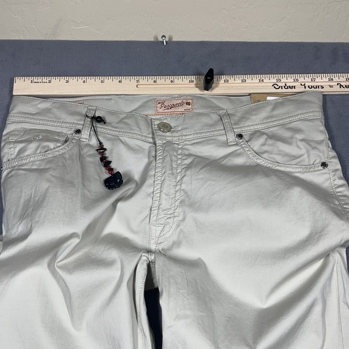 Marco Pescarolo Pants Mens 36 (EU 52) Cream NeranoM18 Luxury Silk Cotton Italy - Picture 11 of 16