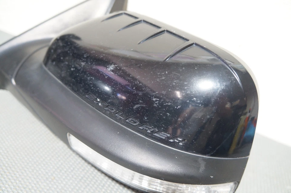 Espejo retrovisor eléctrico del lado izquierdo Ford Explorer 2011-2015 OEM NEGRO PUNTO CIEGO Foto 3 de 4