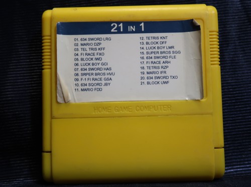 Mario x 21 - Famiclone cartridge Famicom 8 bit Game Dendy, Pegasus 60 pin Nes - Picture 3 of 6