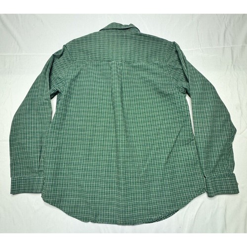 Camisa occidental Roper para mujer manga larga verde a cuadros con botones - talla L - Imagen 2 de 5