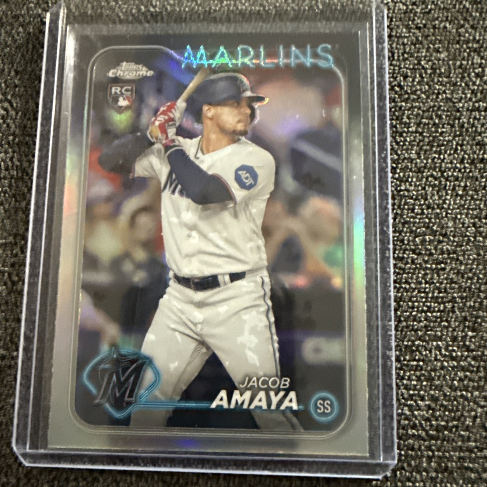 2024 Topps Chrome - Jacob Amaya #92 Refractor (RC)