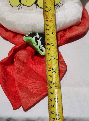 Halloween Classic Vintage 1996 Goosebumps Curly Skeleton Hanging Plush Pillow - Picture 6 of 11