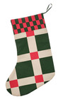 IKEA VINTERFINT Christmas Stocking, Check Pattern Multicolour 49x24 cm