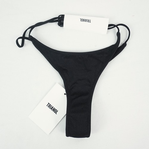 Triangl Vinca Ebony Black Triangle Bikini Set of 2 W/ Zip Bag - Small & 2XS - Picture 6 of 10