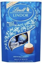 2 X Lindt Lindor Milk and White Chocolate Truffles Box - Expiry 05/26