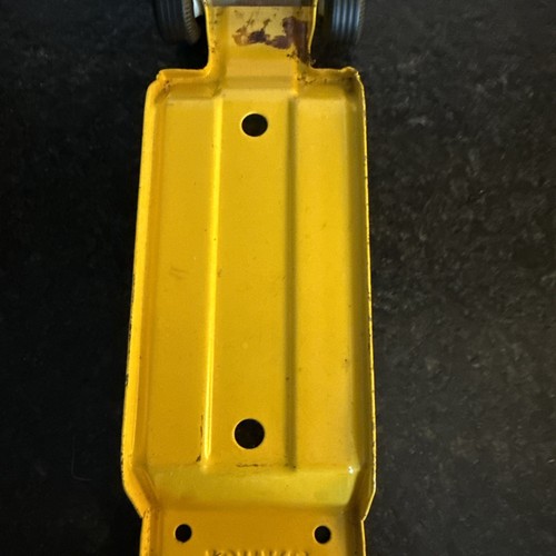 Vintage Yellow Tonka Lowboy Flatbed 8.5" Trailer 1970s Metal Toy - Picture 9 of 17