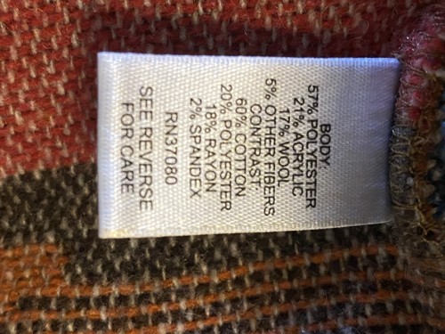 Est 1946 Denim Jacket Womens Medium Button Down Aztec Southwestern Logo Pockets - Picture 10 of 11