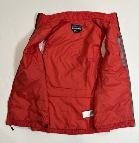 Patagonia Nano Puff Primaloft Zip Puffer Vest Red / Teal WOMENS LARGE (L) EUC - Picture 8 of 15