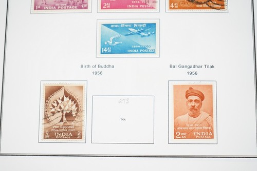 INDIA PAKISTAN 1940s-1970s COLLECTION OF 825+ STAMPS MINT & USED STORED ON PAGES - Picture 5 of 24