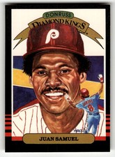 1985 Donruss Juan Samuel #23 DIAMOND KINGS PACK FRESH OPENED BY ME