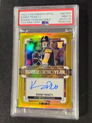 2022 Panini Contenders Optic Gold Auto #ROY-KP KENNY PICKETT RC #01/10 🔥 - Picture 1 of 5