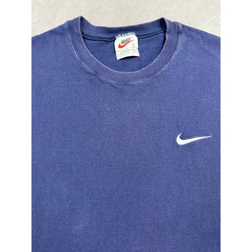 Camiseta De Colección Nike Sin Mangas Azul Atlética Para Hombre Talla L Hecha en EE. UU. Gimnasio Entrenamiento - Imagen 15 de 18