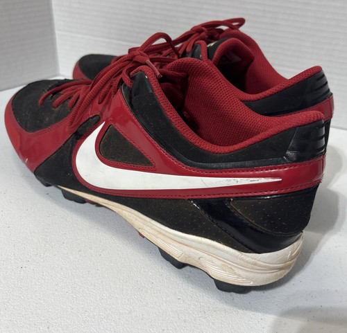 Nike MVP Keystone Black/red Baseball Cleats size 11 look at pictures for floss - Picture 3 of 6