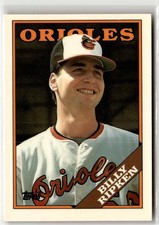 1988 Topps Tiffany Billy Ripken Rookie #352 Baltimore Orioles RC SP