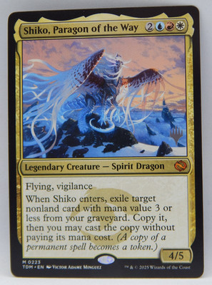 Magic the Gathering: Tarkir Dragonstorm Promo #223 - SHIKO, PARAGON OF THE WAY