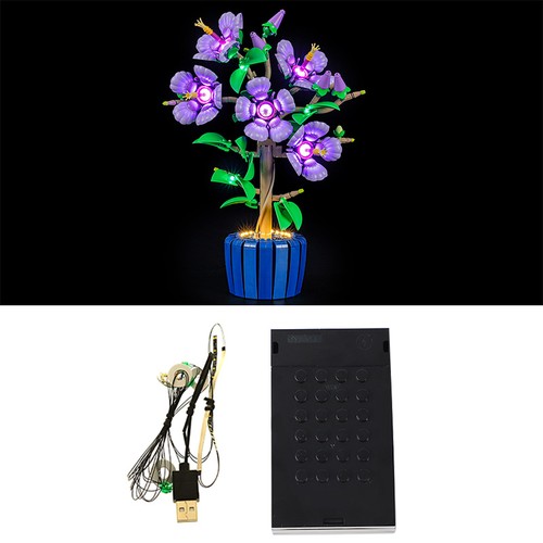 LED Licht Kit für LEGO The Botanical Collection 10372 Hibiskus Dekor DIY Zubehör - Bild 2 von 12