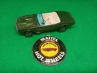 Hot Wheels Redline Custom Firebird  "Olive Green" with Button