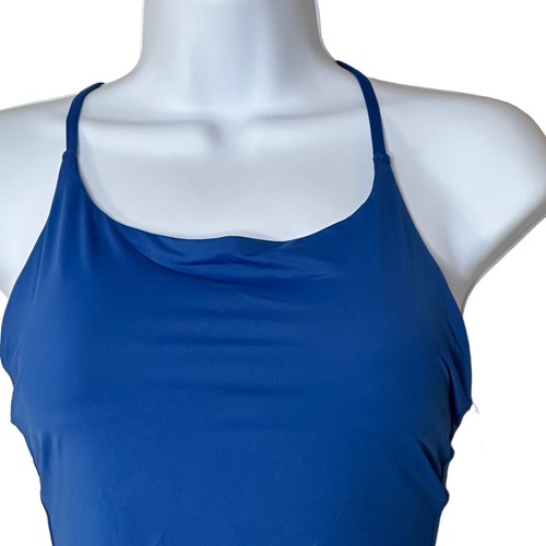 Traje de baño Everlane The String Renew de nailon de una pieza azul para mujer pequeño nuevo con etiquetas - Imagen 2 de 12