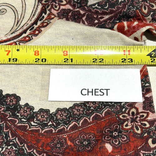 Chico's Long Sleeve Tunic Knit Top 3 (XL) Lagenlook Pockets Hi-Low Artsy Swing - Picture 12 of 16