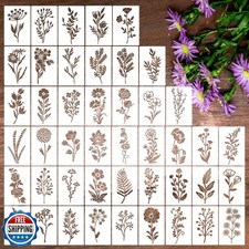 Floral Stencils for Crafts Reusable Flower Stencils for Painting on Walls Wil