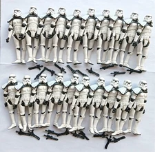 lot of 20 Hasbro Star Wars Stormtroopers action figure w gun 3.75" #d3
