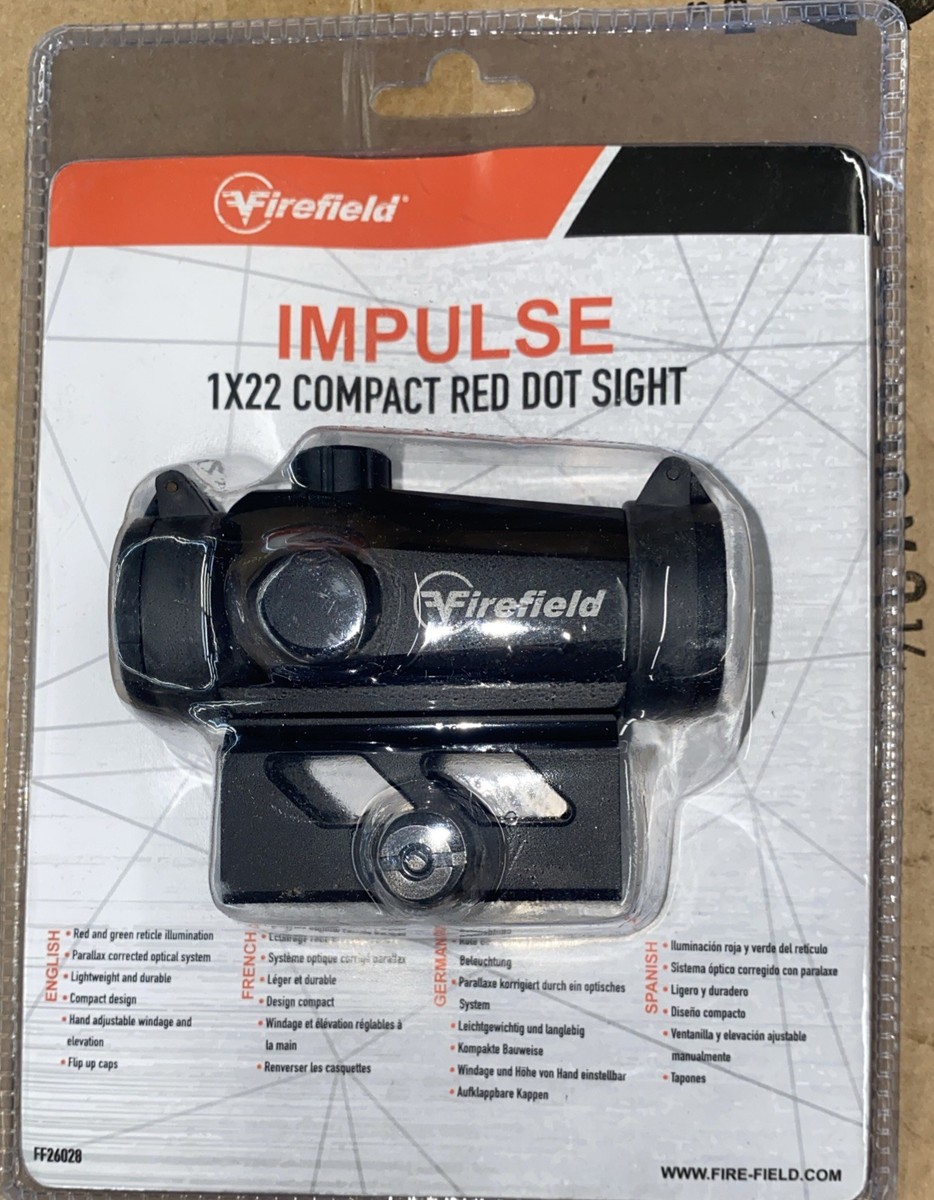 Firefield Impulse 1x22 Compact Red Dot Sight FF26028 for
