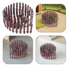  3 Pcs Fairy Fence Small Garden Border Decorative for Dollhouse Accessories