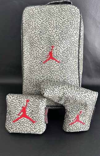 Air Jordan Raised Elephant Print Grey Putter Cover Handmade Upcycled 🧲 - Picture 5 of 5