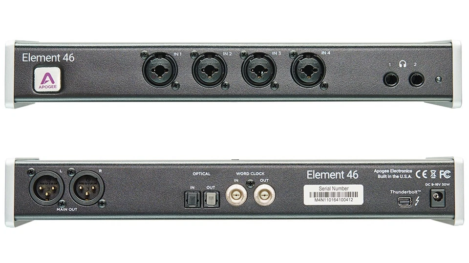 Apogee Element 46 audio system with Thunderbolt. No cables. Untested. - Image 4 of 4