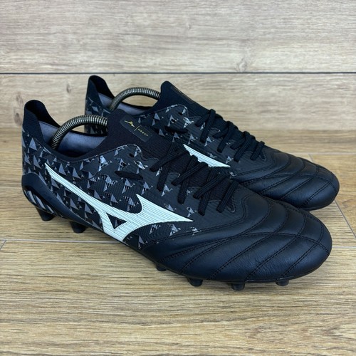 Stivali calcio Mizuno uomo taglia UK 10 Morelia Neo III Beta Japan pelle nero - Foto 13 di 17