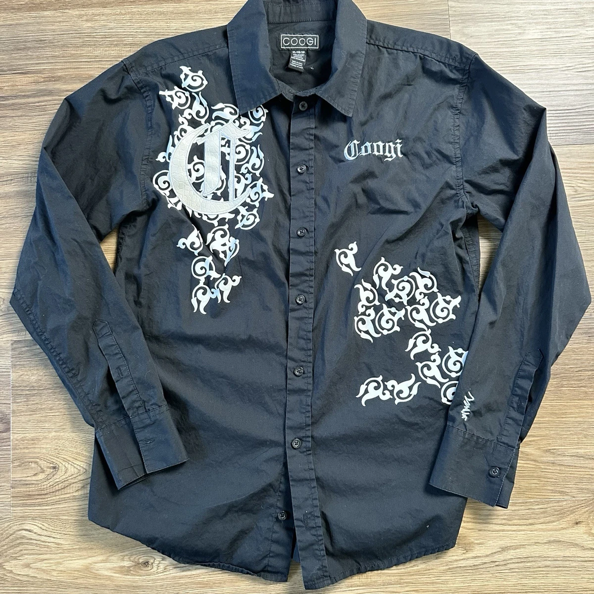 Black Size XL COOGI Shirts for Men for sale | eBay