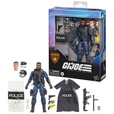 G.I. Joe Classified Series Legacy Action Joe Police Emergency Unit In Hand