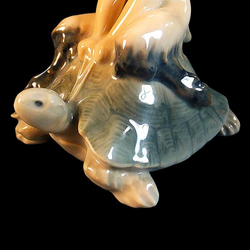 STUNNING ROYAL COPENHAGEN FAUN on a TORTOISE by CHRISTIAN THOMSEN - Picture 9 of 12