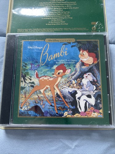 Bambi An Original Walt Disney Records Soundtrack CD Long Box Collectible Blister - Picture 3 of 5
