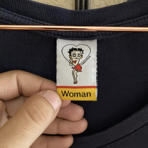 Vintage Betty Boop Cartoon Graphic I Didn't Ask to Be Queen Tee Shirt Sz XL-2XL - Picture 3 of 8